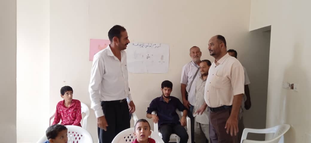 لدى زيارته لمركز تأهيل المعاقين مأمور مديرية الضالع يطلع على أنشطة المركز 1 IMG 20240721 WA0265 1