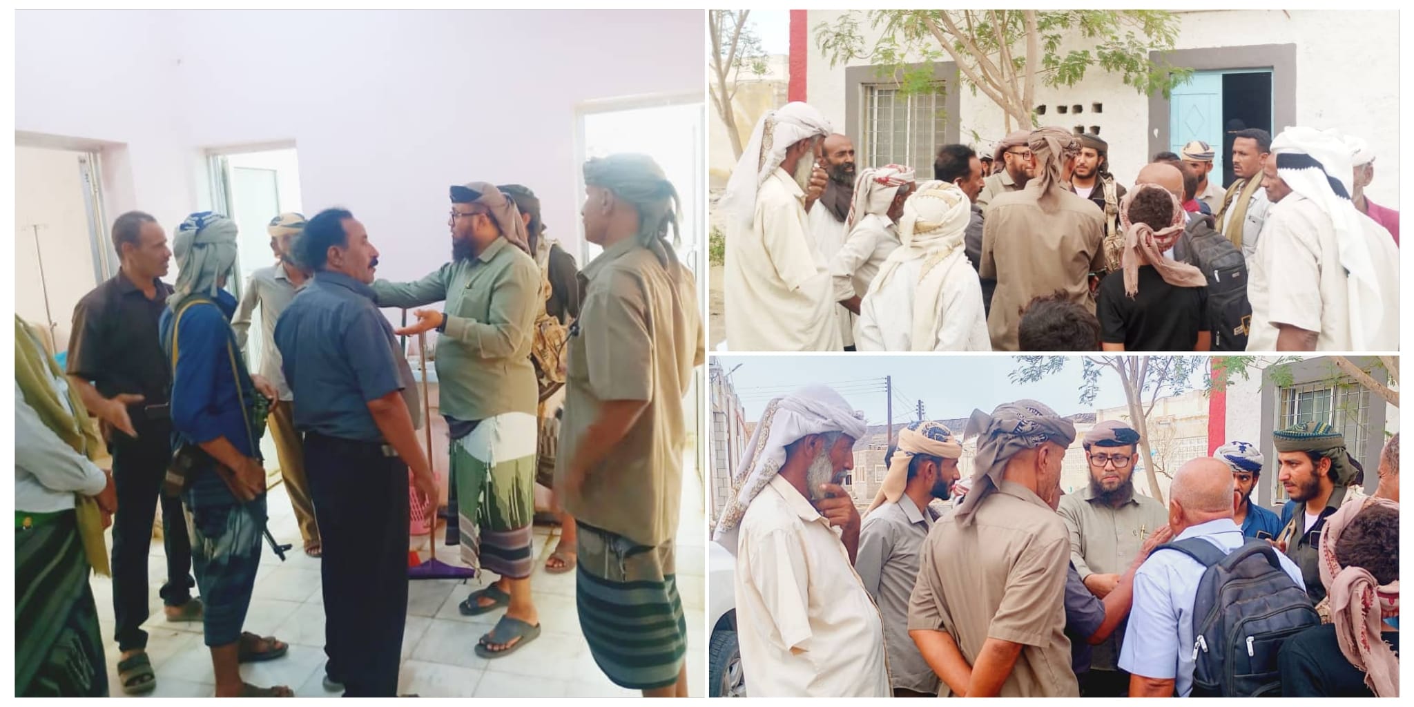 مدير عام المضاربة ورأس العارة يتفقد المرافق الخدمية بمركز الشط عاصمة المديرية. 1 1722807314213