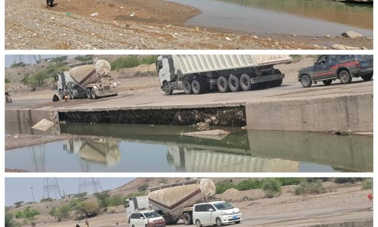 المغربي يتفقد الأضرار التي لحقت بالجسر رقم واحد في منطقة مسادة بمديرية الملاح 1 IMG 20240815 WA0200