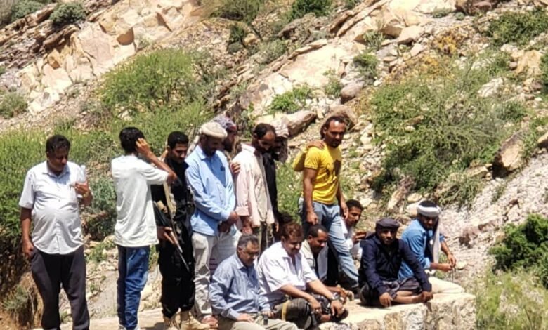 مدير عام الحصين يتفقد الحاجز المائي بمنطقة لكمة النوب 1 IMG 20240831 WA0005
