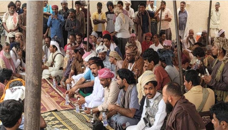 الشيخ سالم مبارك الغرابي والوفد المرافق له في ضيافة قبيلة المعارة بهضبة حضرموت 1 IMG 20240809 104740 181