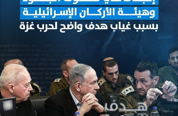إحباط في هيئة أركان جيش الاحتلال الإسرائيلي: نقاتل بلا هدف 1 Screenshot ٢٠٢٤٠٨١٢ ٠١٥٥٥٧ WhatsApp