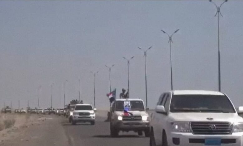 موكب مهيب للمناضل اديب العيسي وقيادت المقاومة الجنوبية ينطلق صوب زنجبار للمشاركة في مليونية عشال ولا للإرهاب . 1 IMG 20240906 WA0053