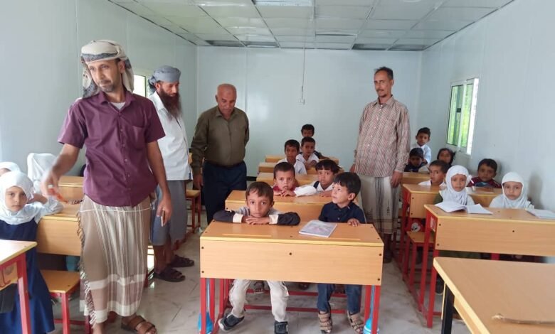 مدير تربية لودر في زيارة تفقدية لمدرسة عثمان بن عفان ثرة بلودر 1 IMG 20240924 WA0028