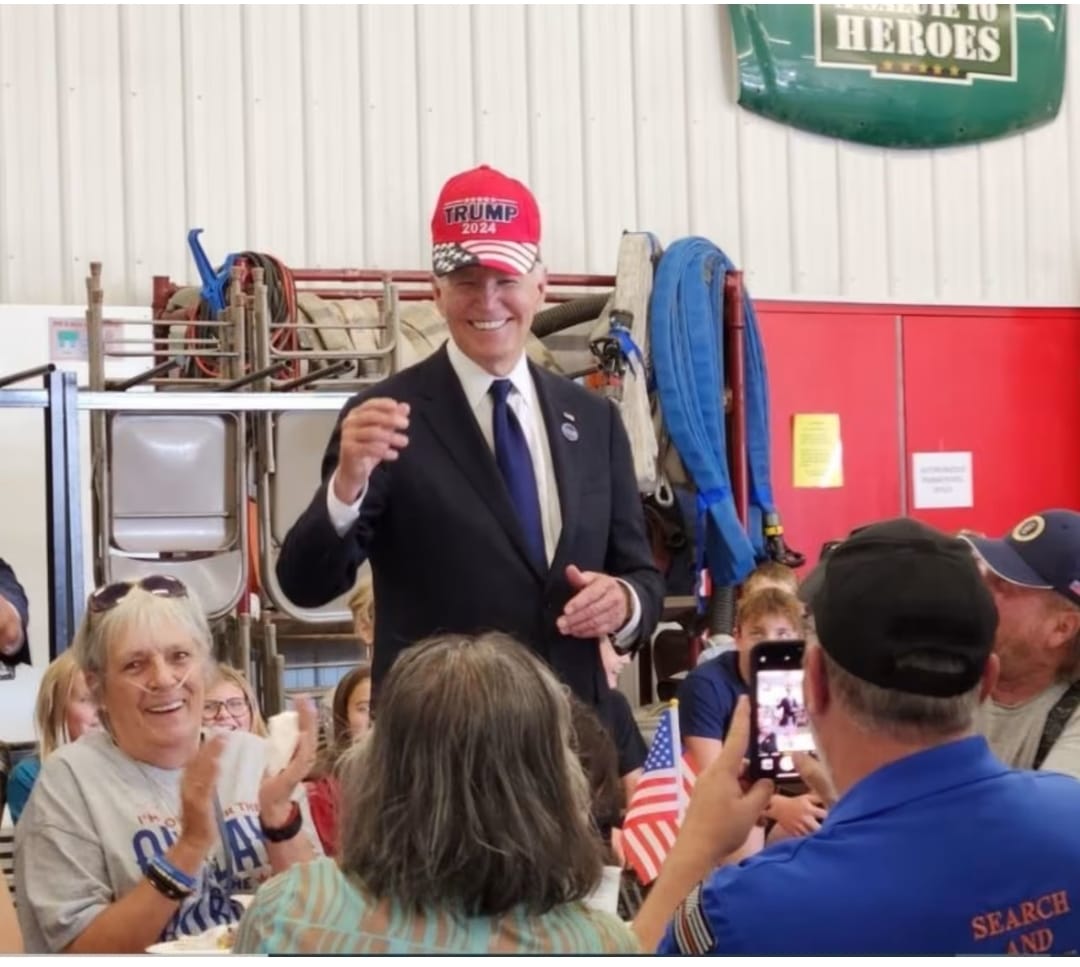 "بايدن يرتدي قبعة ترامب"..البيت الأبيض يعلق على صورة أثرت جدلا .(صورة) 1 Screenshot ٢٠٢٤ ٠٩ ١٢ ٠٥ ٣٧ ٤١ ٧٤٠ com.word .ajjel edit