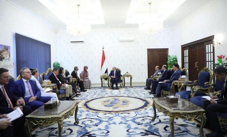 الرئيس العليمي يستقبل في عدن سفراء الاتحاد الاوروبي 1 IMG 20241017 WA00341