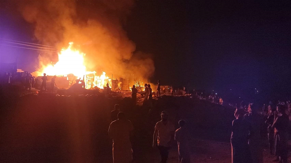 حريق يلتهم مساكن مهمشين في المهرة 1 A11T 05 11 2024 09 46 04