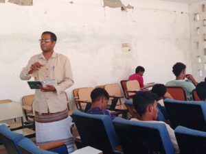 ندوة توعوية صحية للطلاب والطالبات كلية التربية-سقطرى.