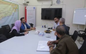 مكتب تنسيق الاعمال المتعلقه بالالغام (YMACC) يستقبل وفد الوكاله السويسريه للتعاون الانمائي (SDC)