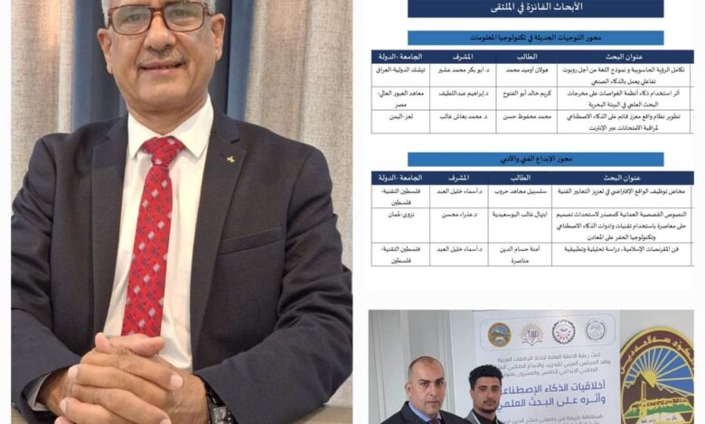 البروفيسور الشعيبي الملتقى الطلابي الإبداعي يشجع البحث العلمي ويعزز الابتكار 1 IMG 20241109 WA0083