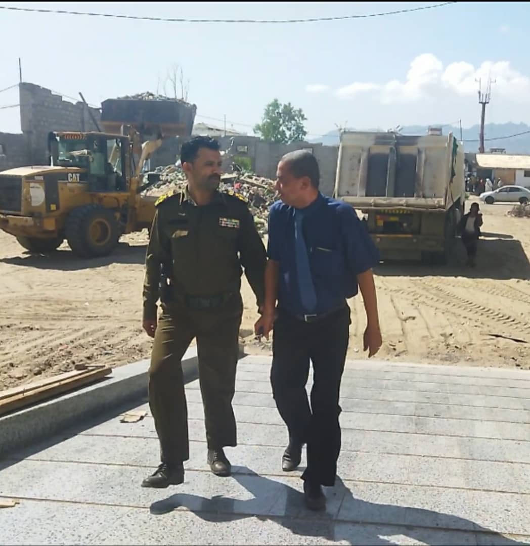 اللواء د. قائد عاطف يتفقد اعمال الصيانة وإعادة تأهيل ديوان وزارة الداخلية 1 IMG 20241109 WA0257