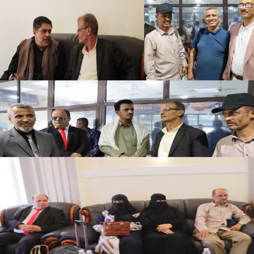 وفد وزارة الشؤون الاجتماعية والعمل يصل مدينة المكلا ورئيس انتقالي حضرموت على رأس المستقبلين 1 IMG 20241123 WA0125