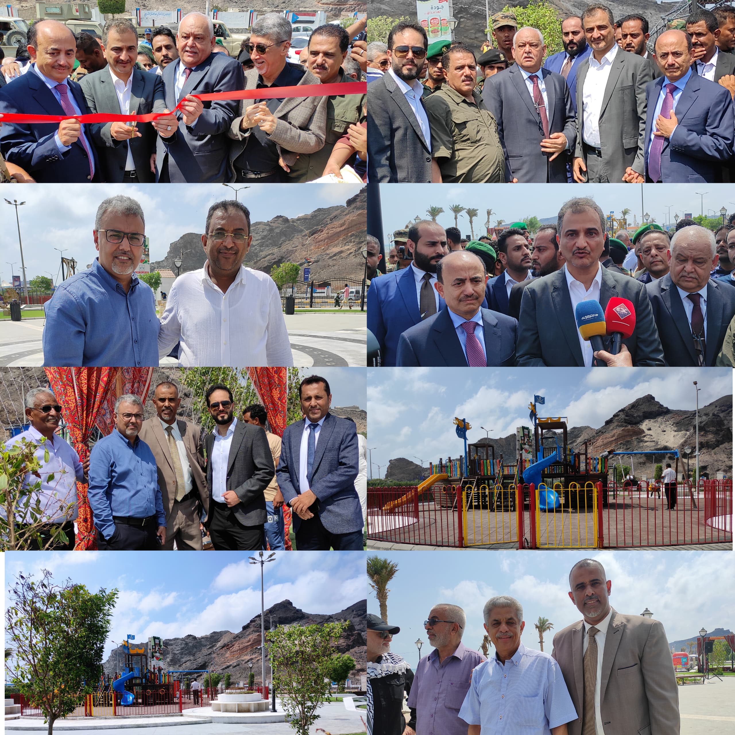 لملس والوالي وهائل سعيد يفتتحون حديقة “عدن مول”بالعاصمة عدن 1 IMG 20250227 WA0177