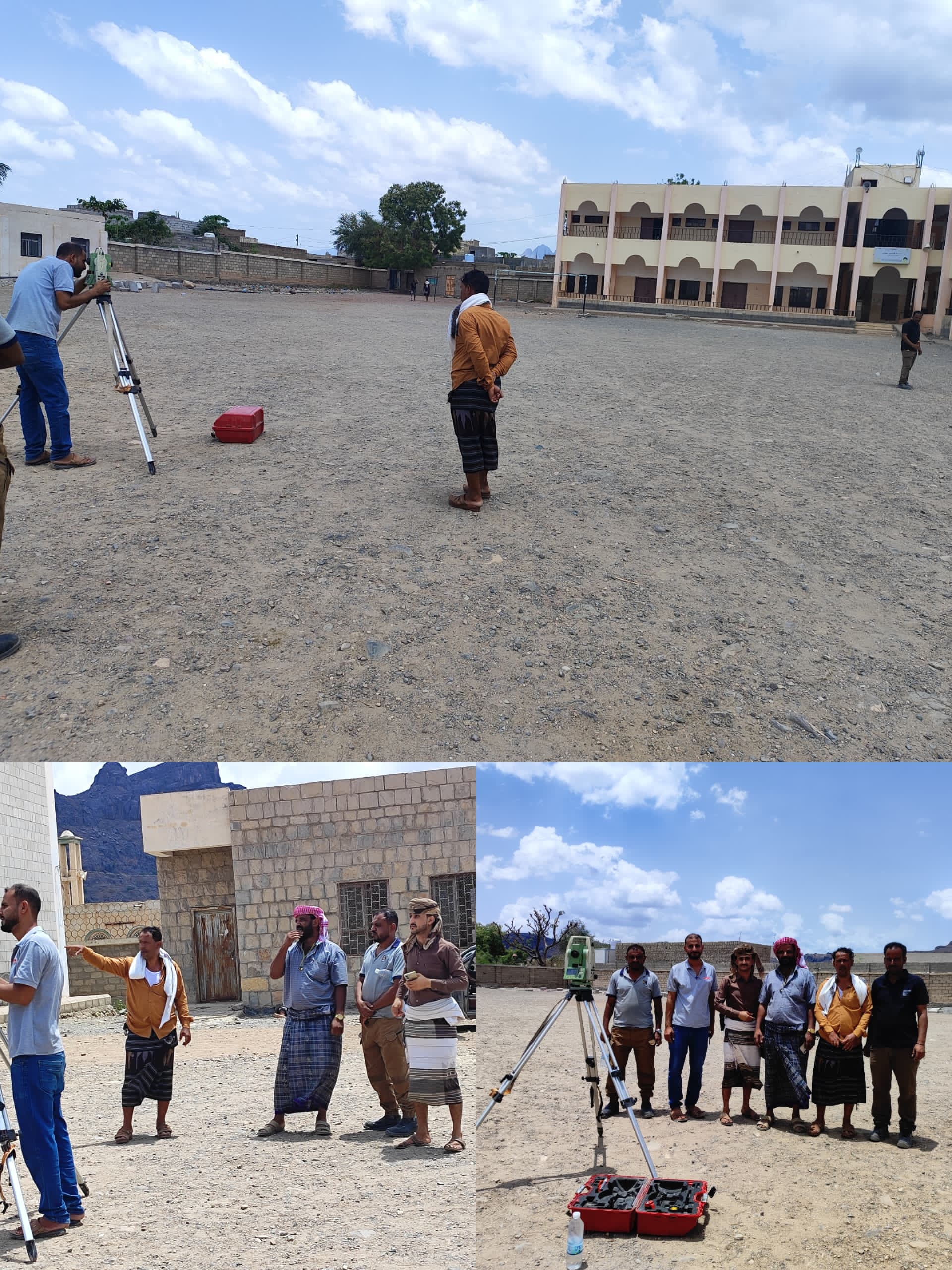 استئناف أعمال تأهيل ملعب مدرسة الشهيد عباس رضوان بالمسيمير 1 IMG 20250417 WA0227
