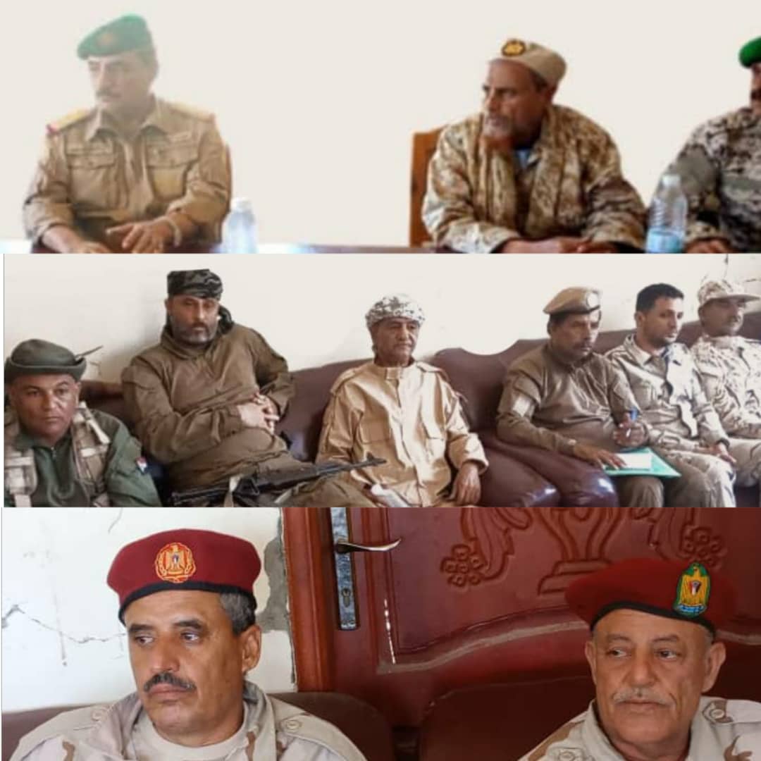 محافظ الضالع يرأس اجتماعًا عسكريًا مع القادة العسكريين باللواء 33 مدرع في معسكر الجرباء 1 IMG 20250422 WA0190