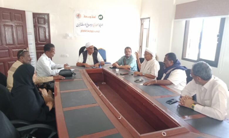 الهيئة الحضرمية لإصلاح ذات البين تتدارس الأوضاع الراهنة و تأثيرها على أستكمال الحوار الحضرمي 1 IMG 20250621 WA0054