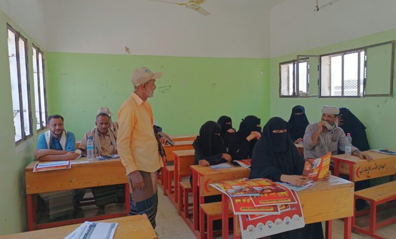 تدشين الحملة التثقيفية المصاحبة لفرق التحصين ضد شلل الأطفال في المضاربة 1 IMG 20250710 WA0009