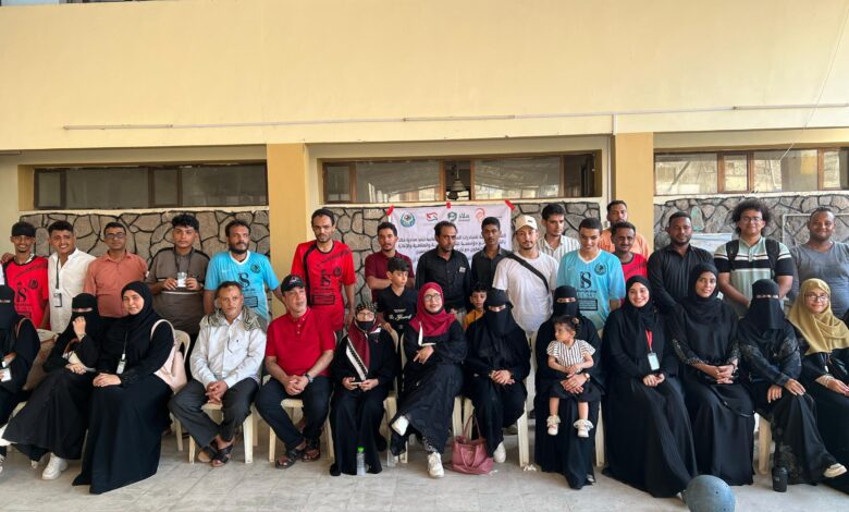 بتنفيذ ملاذ واشراف الشبكة الوطنية للمبادرات عدن تحتضن فعالية "كرة الهدف" المكفوفين والمبصرين 1 IMG 20250811 WA0004