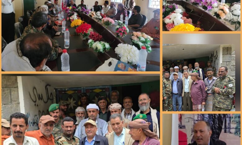 اجتماع موسع في يافع يهر برئاسة نائب وزير الصناعة والتجارة لمناقشة الوضع الاقتصادي والخدمي 1 IMG 20250822 WA0005