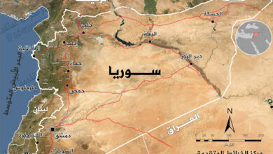 001 1 syria topographic map