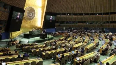 نتنيـ.ـاهو يتحدث في الأمم المتحدة أمام مقاعد فارغة.. انسحاب جماعي 2 113 172138 afp 20250926 76vn928 v2 highres undiplomacyunga 700x400
