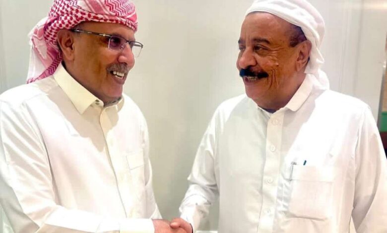 الكثيري يزور اللواء بن بريك في العاصمة أبوظبي ويبحث معه مستجدات الأوضاع في الجنوب 1 68c5af554f58f