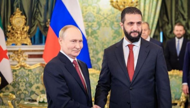 تفاصيل الساعتين والنصف.. هذا ما دار بين بوتين والشرع 1 109 102225 putin shara syria russia