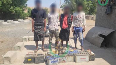 قوات الحزام الأمني في لحج تضبط عصـ.ـابة تمتهن النشل والـ.ـسرقة من الشاحنات 5 23 10 2025 06 38 55