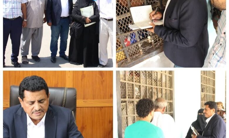 رئيس نيابة استئناف شمال عدن يتفقد السجن المركزي بالمنصورة 1 FB IMG 1761604243024