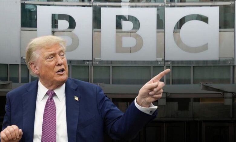ترامب يهدد بملاحقة "بي بي سي" لهذا السبب !!! 1 2025111021136391E8