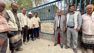 وكيل وزارة الزراعة يتسلّم مشروع رصف قناة المياه في منطقة البستان بمديرية تبن لحج 5 39f73c53 1fa3 4718 a042 b86697dfcac9