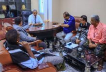 محافظ لحج يناقش مع الإعلام والثقافة والسياحة استعدادات مهرجان 30 نوفمبر 7 IMG 20251128 WA0031