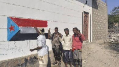 انتقالي أحور يدشن رسم أعلام الجنوب على مباني شارع المديرية استعداداً للذكرى الـ58 لعيد الجلاء 5 IMG 20251129 WA0026