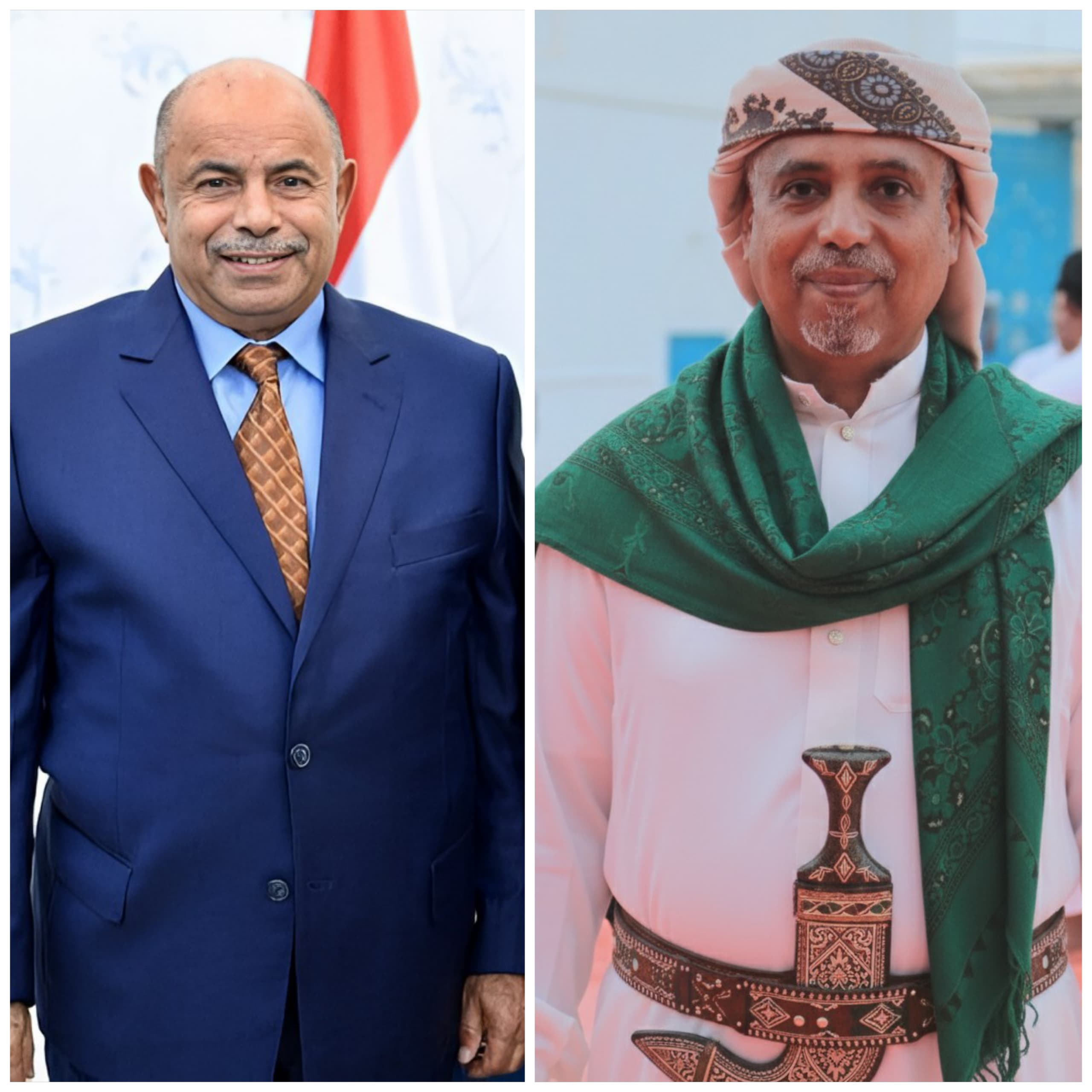 شيخ قبيلة آل بن عباد الكندي يهنئ الأستاذ سالم الخنبشي بتعيينه محافظًا لحضرموت 1 IMG 20251130 WA0131