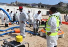 الشؤون البحرية تنفذ تدريب عملي ميداني حول استخدام معدات مكافحة التلوث في البحر 6 f8b31287 82f0 4b6a b0bd 74b3cf41fdd4