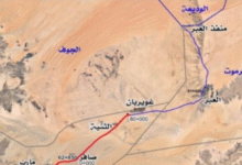 القوات المسلحة الجنوبية تسيطر على نقطة الوهد في مديرية العبر وتبدأ بسط السيطرة العسكرية 8 400px خريطة توضح موقع طريق العبر