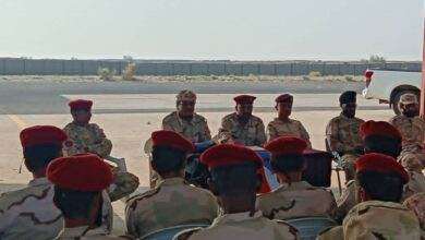 أركان اللواء الخامس حزم يشدد على الواجب والدور المهم في الدفاع عن الجنوب وشعبه 4 IMG 20251203 WA0102