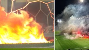 بالفيديو والصور: اشتعال النيران في ملعب خلال مباراة استمرت 4 ساعات ( تفاصيل ) 3 image 870x 692cb91ce2de2