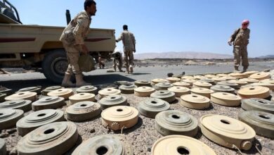 الحوثيون خلفوا وراءهم آلاف الألغام في المناطق المحررة