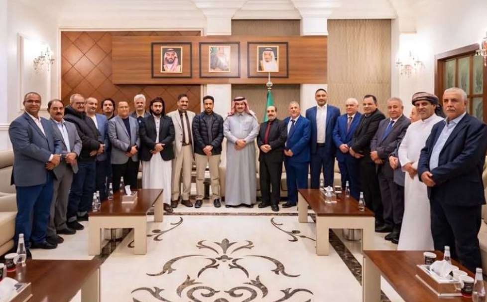 أول ظهور لوفد المجلس الانتقالي في الرياض مع السفير السعودي 1 IMG ٢٠٢٦٠١٠٨ ١٠٤٠٣٨