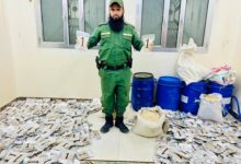 ضبط شحنة ضخمة من المواد المخدرة في عرض البحر قبالة رأس العارة 6 FB IMG 1771625630762