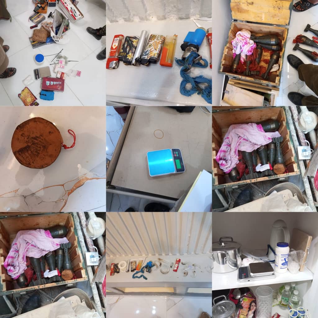 شرطة مديرية تريم تكشف خلية لتصنيع مادة الشبو وترويج المخدرات وتضبط عدداً من المتهمين 1 IMG 20260328 WA0047