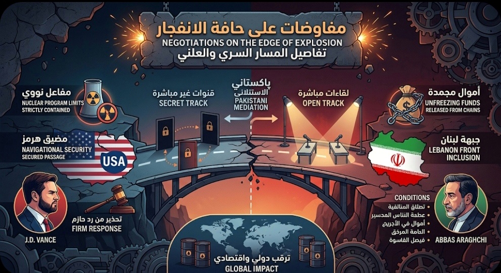 مفاوضات على حافة الانفجار .. تفاصيل المسار السري والعلني بين أمريكا وإيران 1 IMG ٢٠٢٦٠٤١١ ٠٩٣٠٠٤ 01