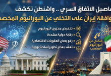 تفاصيل الاتفاق السري .. واشنطن تكشف موافقة إيران على التخلي عن اليورانيوم المخصب 8 1779612654362