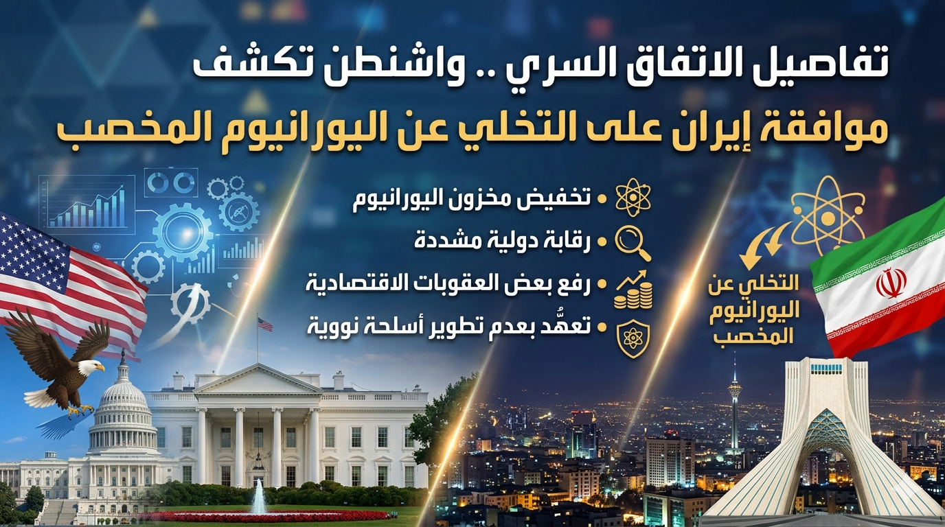 تفاصيل الاتفاق السري .. واشنطن تكشف موافقة إيران على التخلي عن اليورانيوم المخصب 1 1779612654362